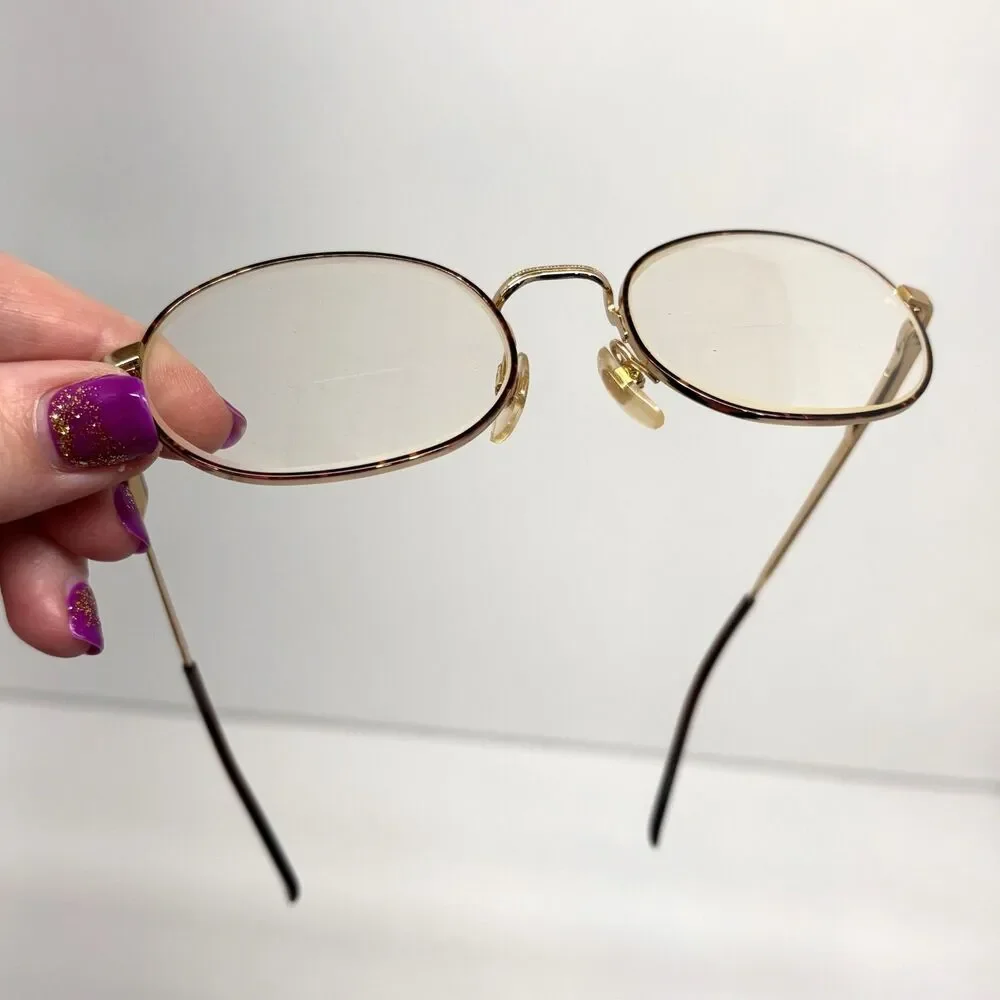 Vtg Giorgio Armani 193 759 Eyeglass Frames 52-20 135 Brown Tortoise Made Italy